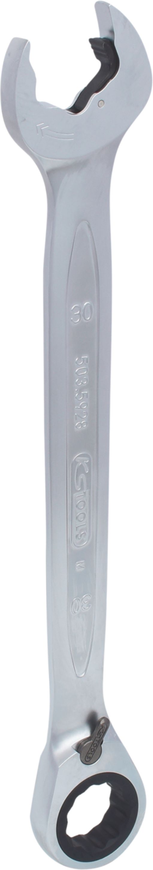 KS Tools 503.5928 DUO GEARplus Ringmaulschlüssel,Maul-Ratschenfunktion 30mm, ums