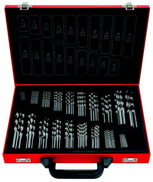 KS Tools 330.3640 HSS-G Co 5 Spiralbohrer-Satz, 170-tlg., 1-10mm