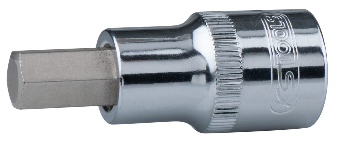 KS Tools 918.5301 1/2 CHROMEplus Bit-Stecknuss Innensechskant, kurz, 11 mm