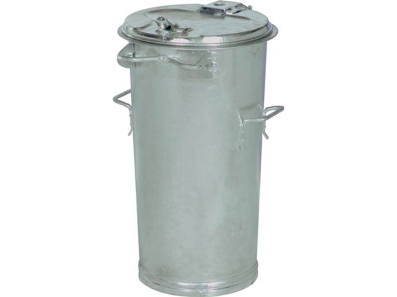 2034-00 Mülleimer 50 l Stahlblech feuerverzinkt ohne Bügel