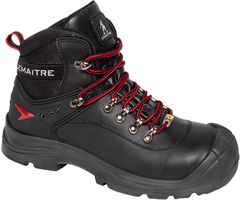 LeMaitre 805645 Slog Black  Schaft aus 2,2 mm dickem schwarzem Vollleder Gr.45