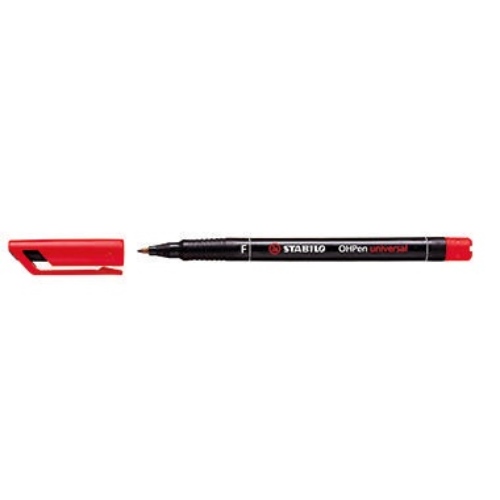 STABILO Folienschreiber OHPen 842/40 F 0,7mm rot
