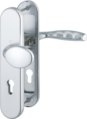 HOPPE 3664785 Schutzgarnitur New York 76G/3331/3410/1810H Aluminium F1 72 mm 36-