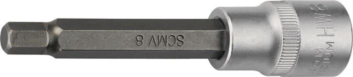 TECWERK  Steckschlüsseleinsatz  1/2 '' Innen-6-kant Schlüsselweite 8 mm Länge 10