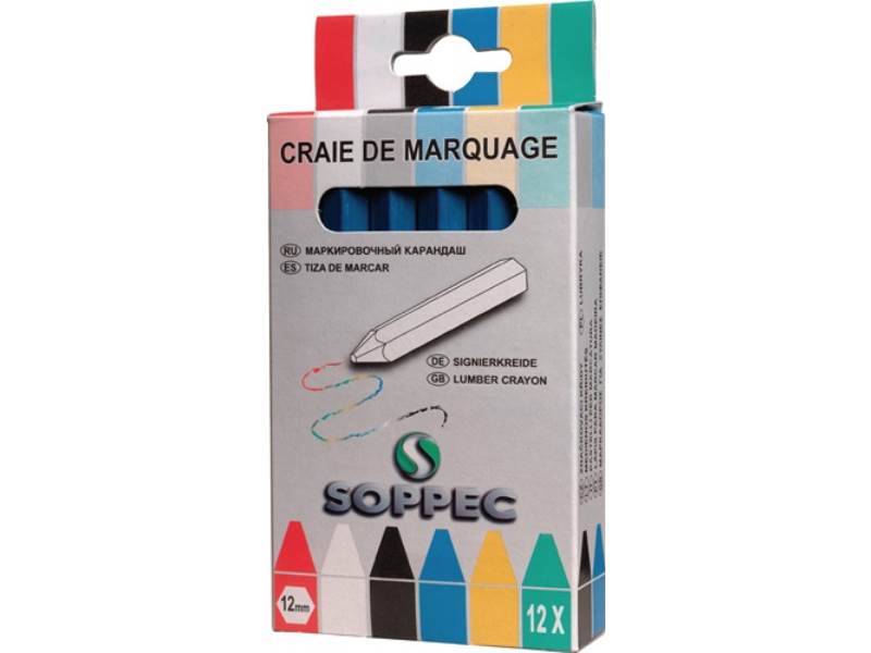 SOPPEC 421101 Markierkreide  blau unpapiert