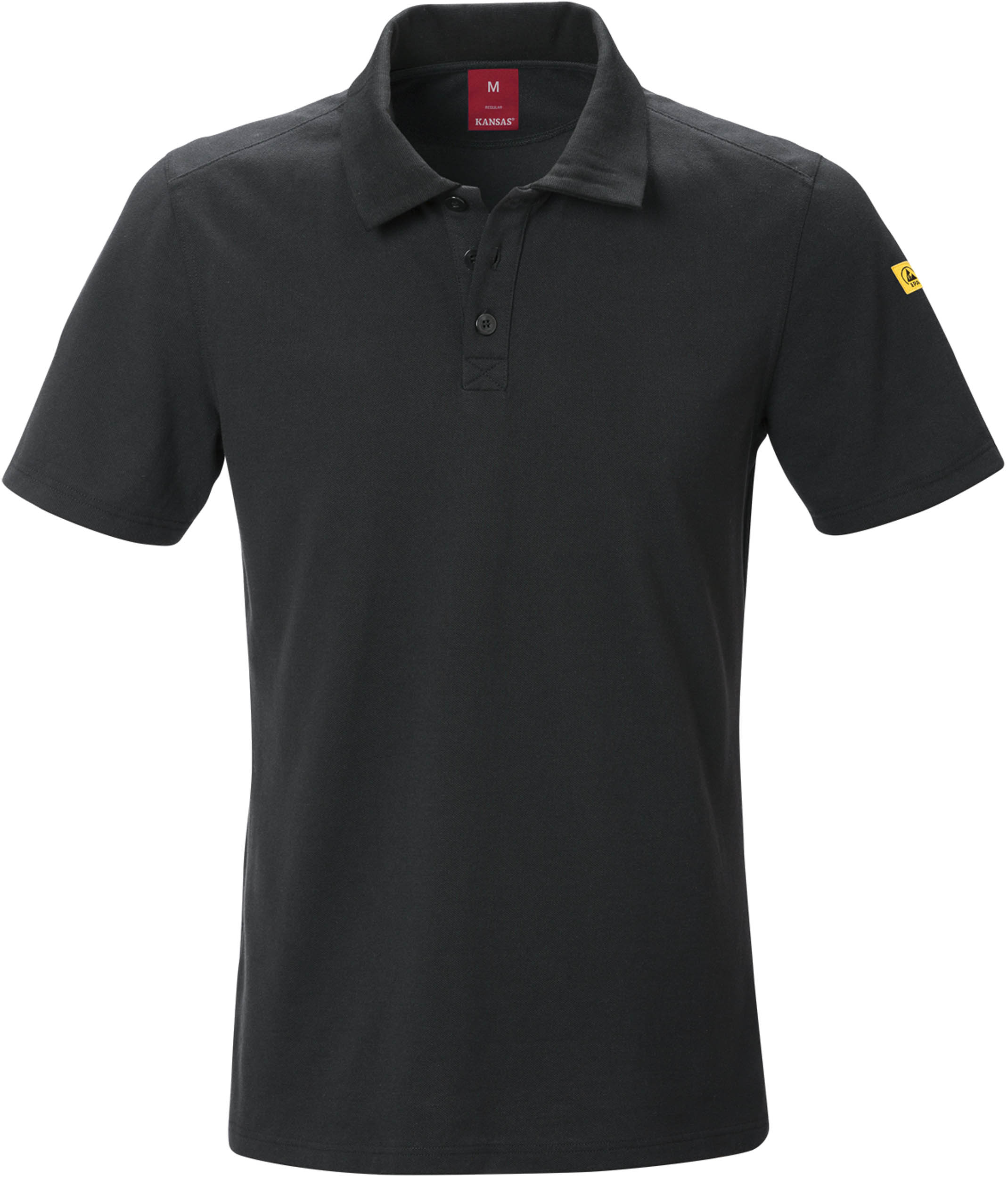 FRISTADS 120956-940 ESD Poloshirt 7080 XPM  Gr.3XL Schwarz