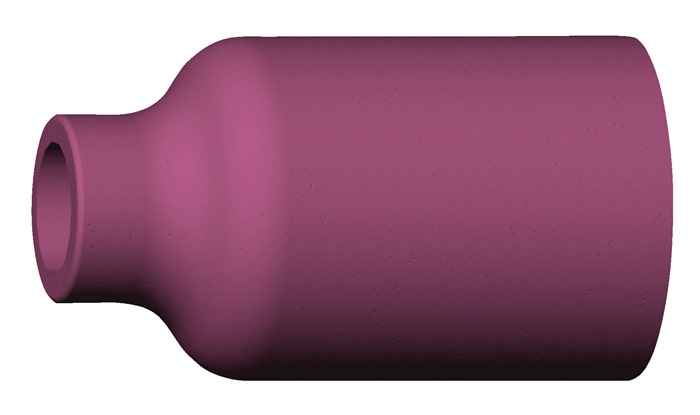 A.BINZEL  Keramische Gasdüse  Gaslinsenausführung Ø 6,5 mm Länge 42 mm Einsatzgr