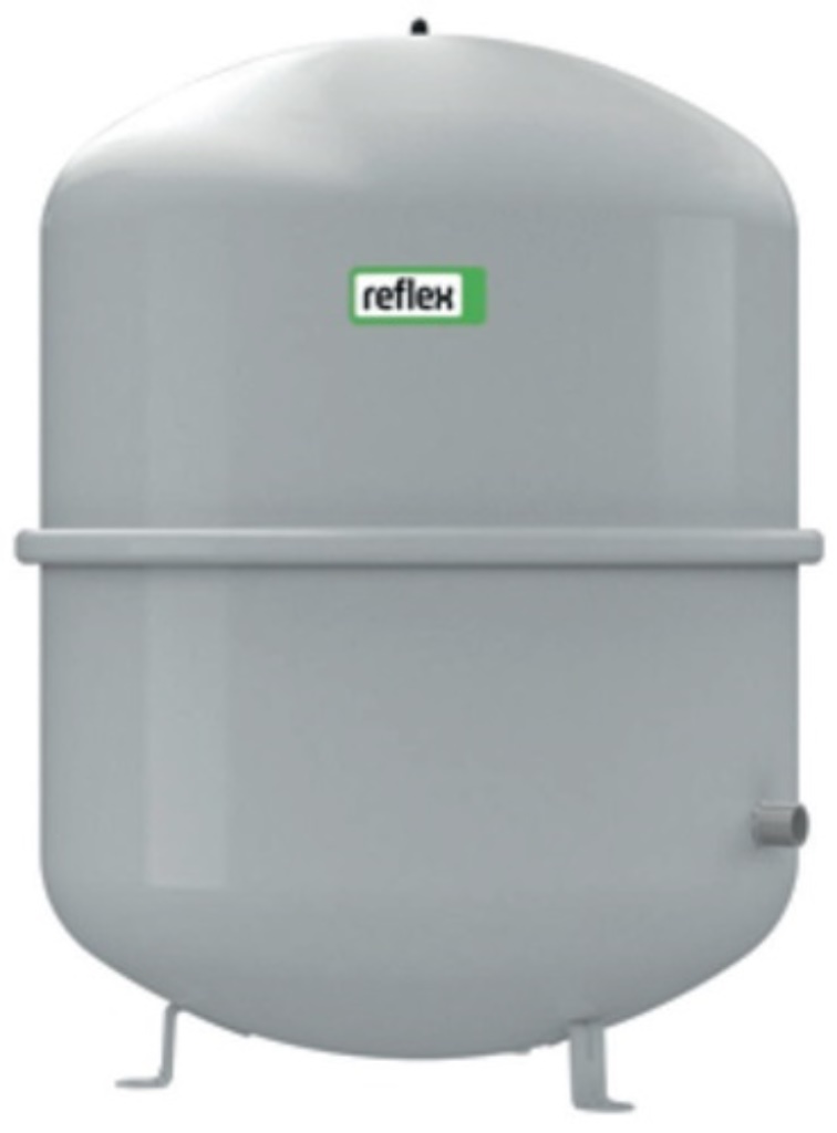 REFLEX 8210200 Membran-Druckausdehnungsgefäß Reflex N grau, 6 bar 80 l