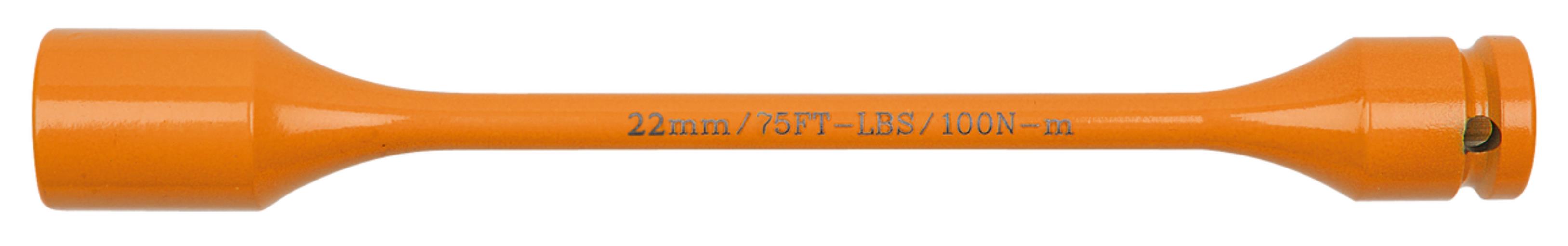 KS Tools 515.1487 1/2'' Torsions-Drehmomentbegrenzer-Stecknuss, 22mmx100Nm