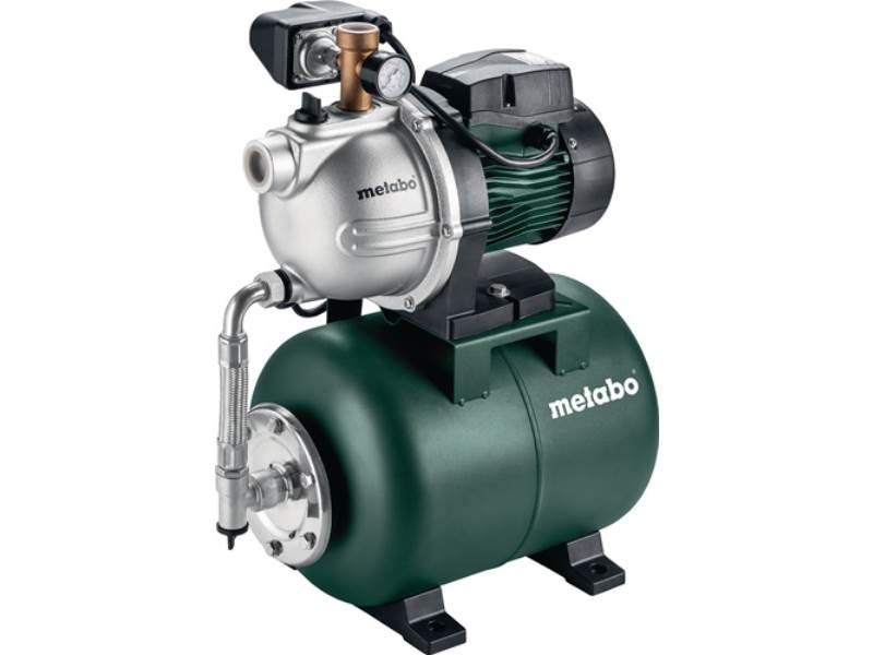METABO 600981000 Hauswasserwerk HWW 3500/25 G 3500 l/h 45 m 8 m 900 W Stahl 24 l