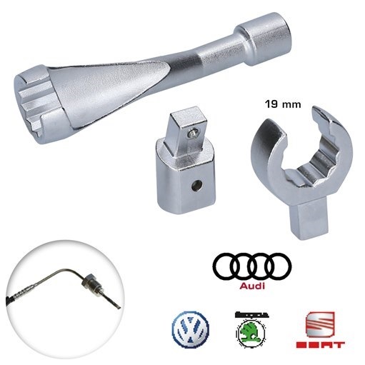 Brilliant Tools  BT606004 Spezial-Schlüssel für Abgastemperatursensor für VAG, 1