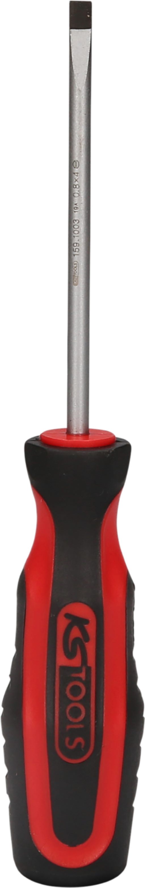 KS Tools 159.1003 ERGOTORQUEplus Schlitz-Schraubendreher, 4mm, 155mm lang