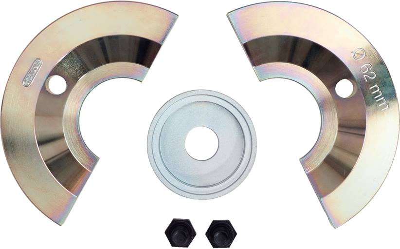 KS Tools 150.2141 Halbschalen-Ergänzungs-Satz 5-tlg. für Ø 62 mm