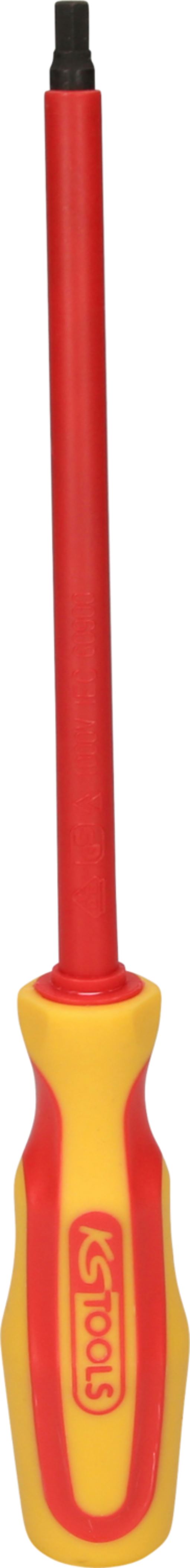 KS Tools 117.1637 Innensechskant-Schraubendreher mit Schutzisolierung, 6mm
