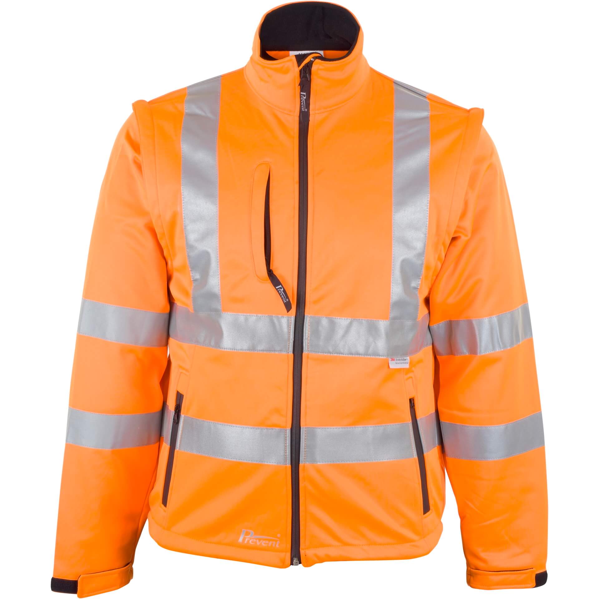 PREVENT 8060O/XXL Warnschutz-Softshelljacke  Größe XXL orange