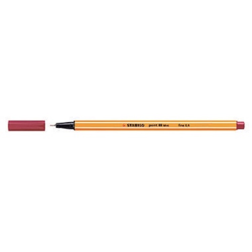 STABILO Fineliner point 88 88/50 0,4mm dunkelrot