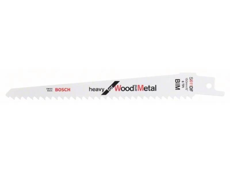 BOSCH 2608657561 Säbelsägeblatt S 611 DF Länge 150 mm Breite 19 mm Zahnteilung T