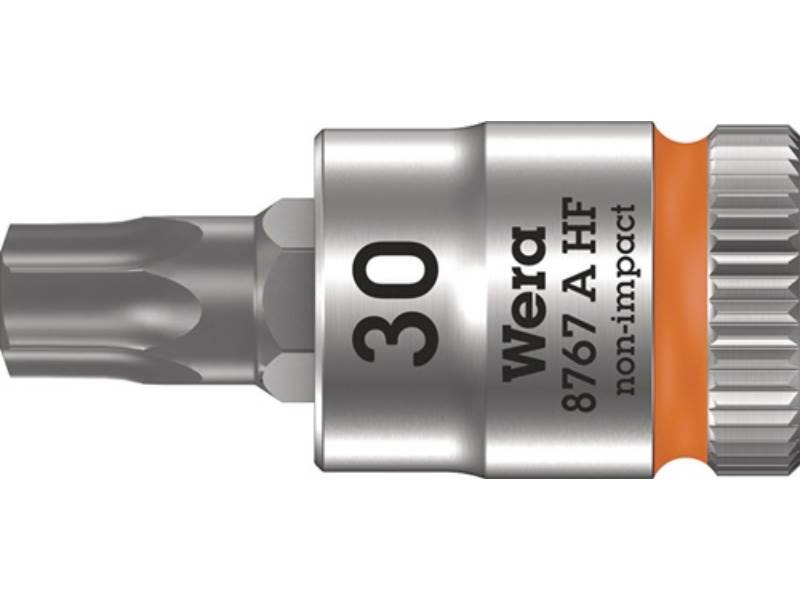 WERA 05003369001 Steckschlüsseleinsatz 8767 A HF TORX® 1/4 '' T30 Länge 28 mm