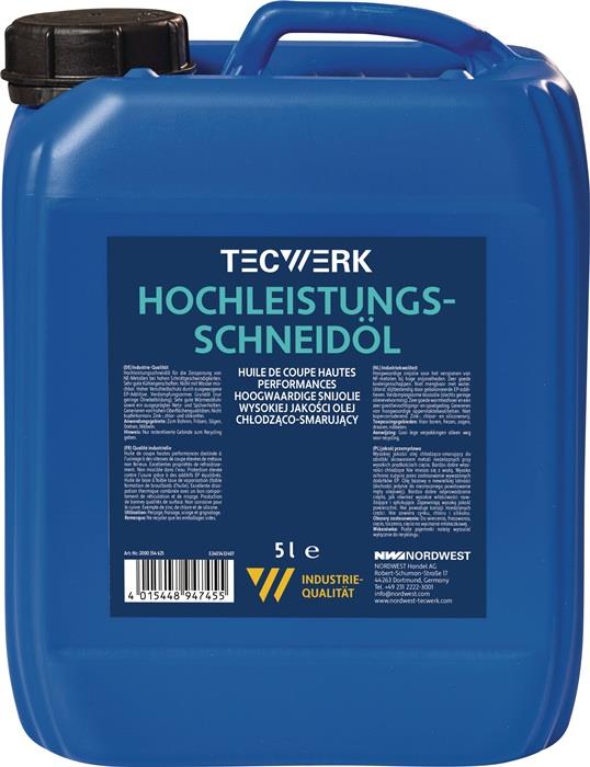 TECWERK 2000354625 Hochleistungsschneidöl 5l Kanister TECWERK 2000354625