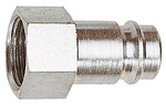 RIEGLER 107463 Stecknippel  Stahl gehärtet/vern. Stecker DN 10  Innengewinde G 1