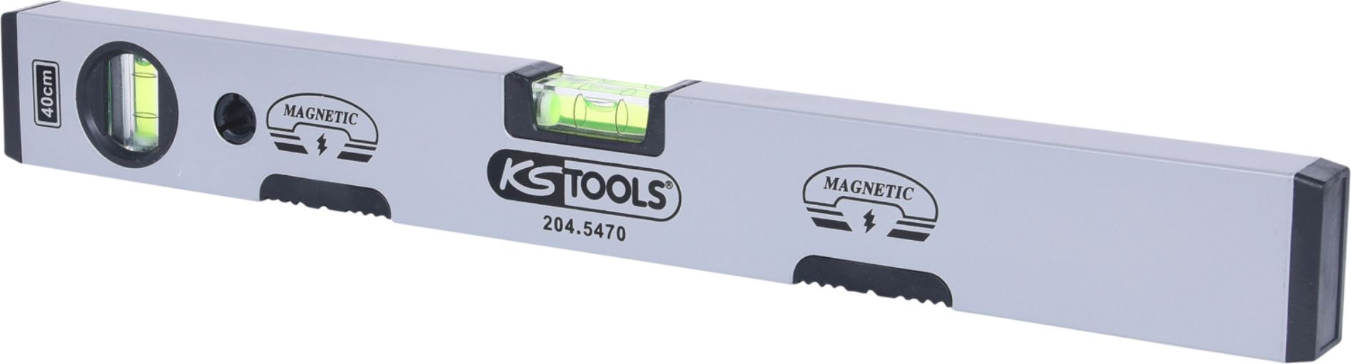KS Tools 204.5470 Aluminiumprofil-Wasserwaage,magnetisch,400mm