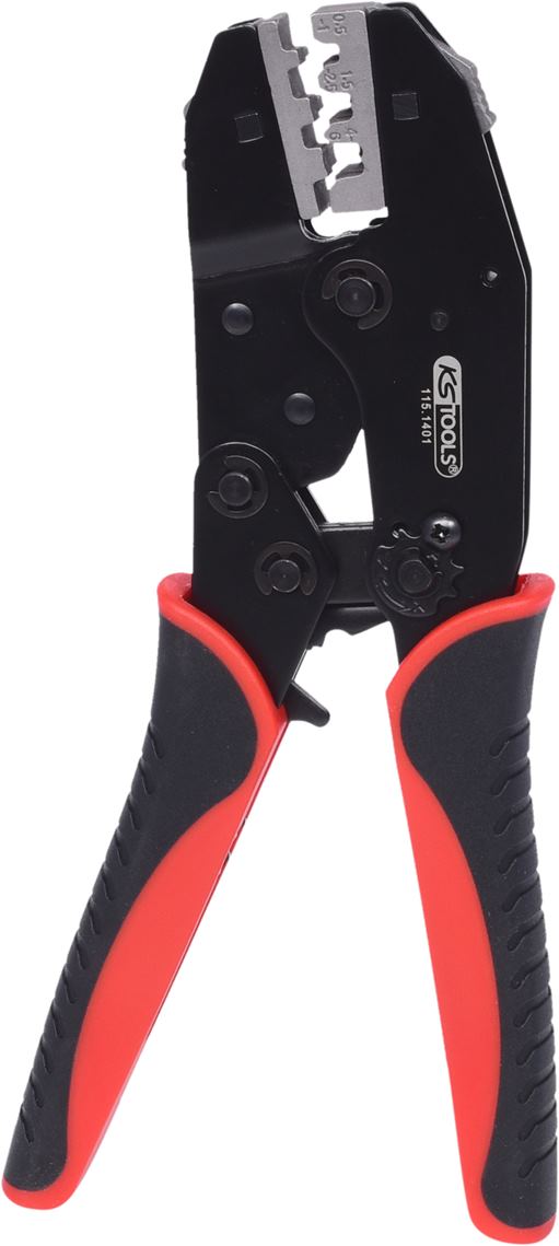 KS Tools 115.1435 Crimpzange für Steckhülsen Ø  0,5-6mm²