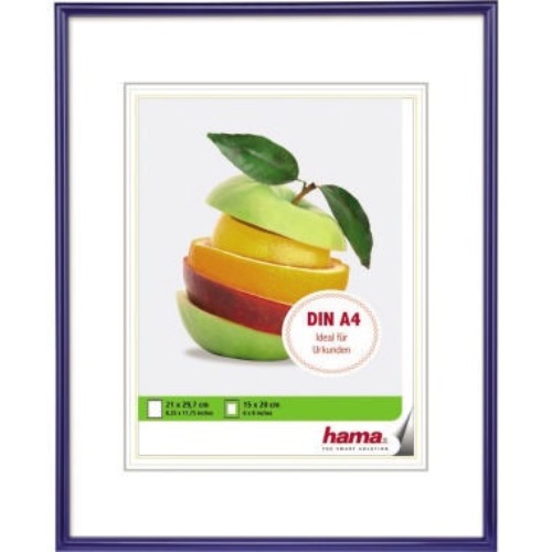Hama Bilderrahmen Sevilla 00066312 21x29,7cm Kunststoff blau
