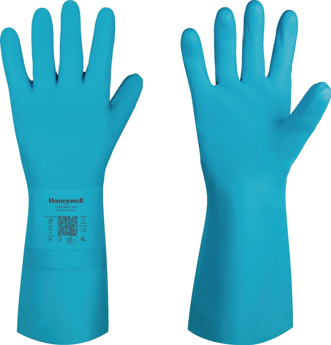 HONEYWELL 32-3015E/10XL Chemiehandschuhe FLEXTRIL 101 Größe 10 grün EN 388, EN