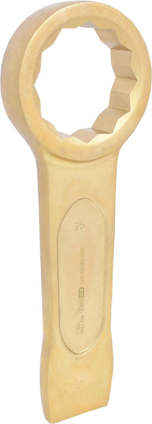 KS Tools 963.7756 BRONZEplus Schlag-Ringschlüssel 75 mm
