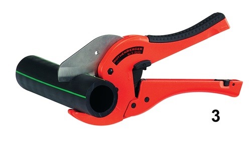 ROTHENBERGER 52010 Kunststoffschere ROCUT® TC 50 Professional 0 - 50 mm PP/PE/PB