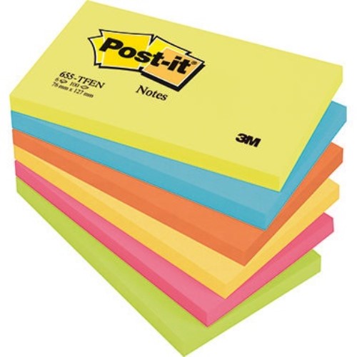 Post-it Haftnotiz Active Collection 655TFEN sortiert 6 St./Pack.