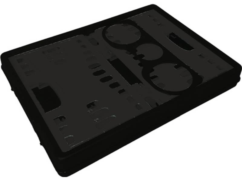 LOCKWEILER 1023501100 Klappbox  L485xB345xH230mm Inhalt 35 l mit 2 Griffen und F