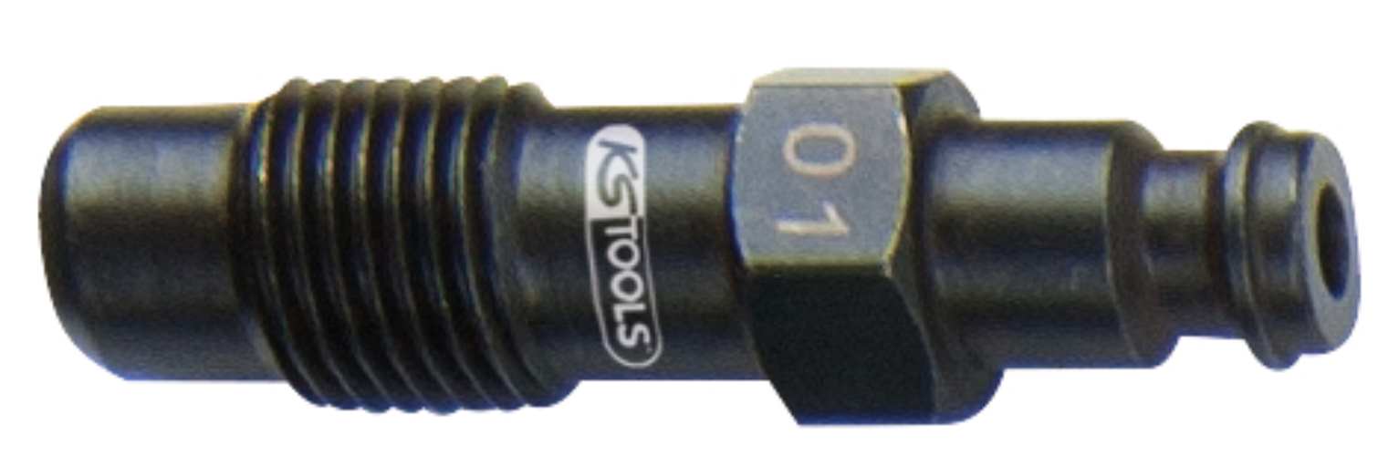 KS Tools 150.3662 Glühkerzen Adapter, M12x1,25 mit Außengewinde, Länge 47 mm