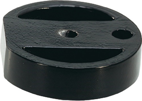 KWS 2559.73 Unterlage 2559 Aluminium schwarz Ø 60 mm Höhe 15 mm f. Art. 3000 258