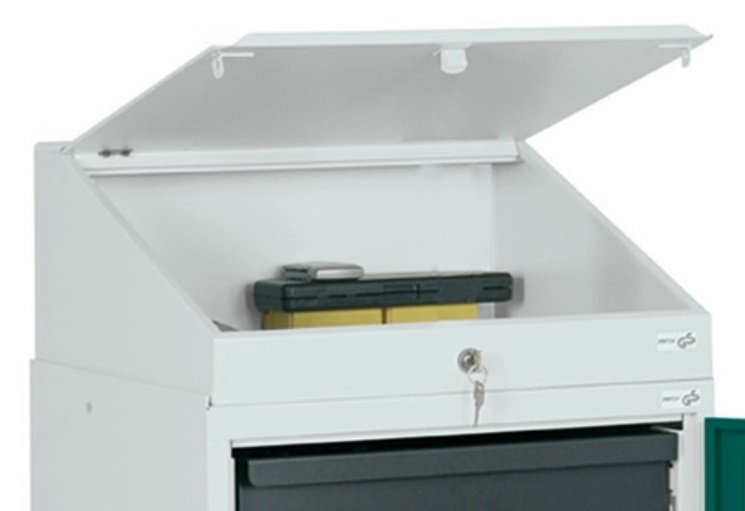 STUMPF 3009007 Pultaufsatz  H272/91xB500xT500mm lichtgrau, RAL 7035