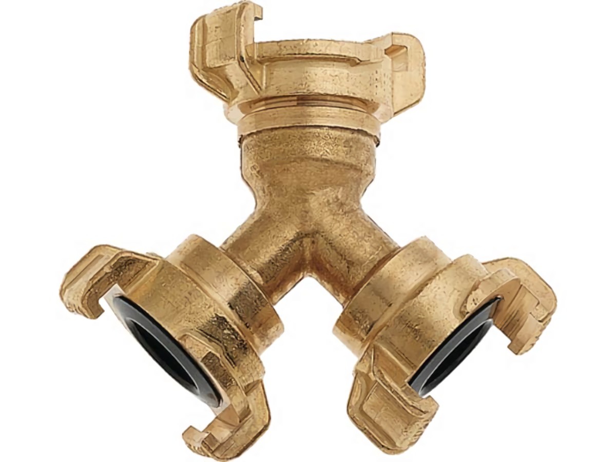 GEKA 33.3341 Abzweigstück GEKA plus Messing Schlauchgröße 9,5-38 mm
