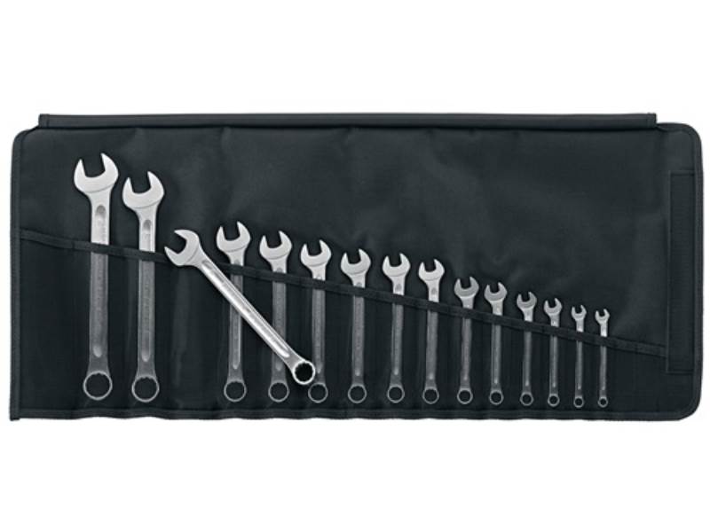 STAHLWILLE 96400803 Ringmaulschlüssel-Satz 13/15 15-teilig Schlüsselweite 6-32 m