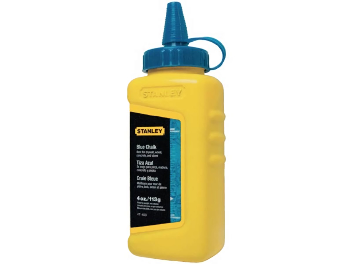 STANLEY 1-47-403 Schlagschnurkreide  115 g blau wasserfest, schwer löslich Kunst