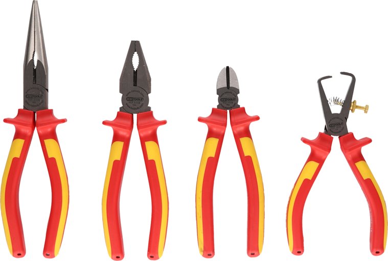KS Tools 117.1160 ERGOTORQUE VDE Zangen-Satz, 4-tlg. Variante 2