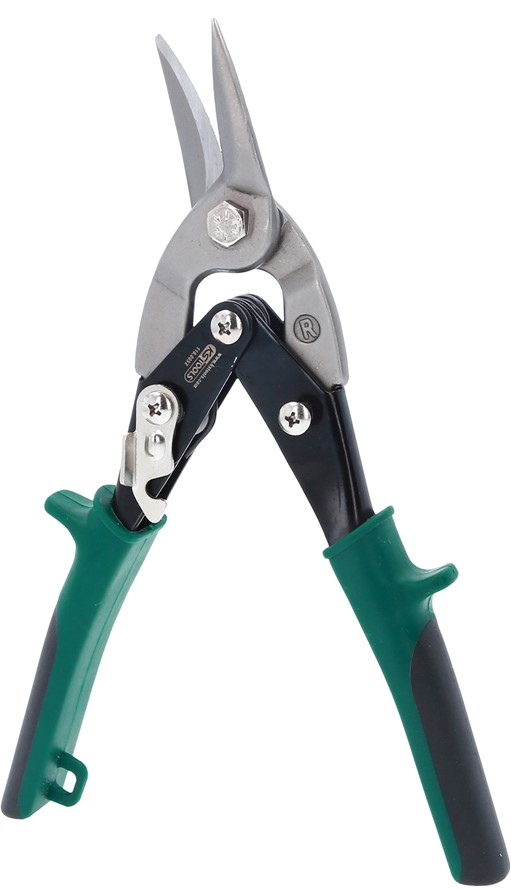 KS Tools 118.0052 Hebel-Blechdurchgangsschere, rechtsschneidend