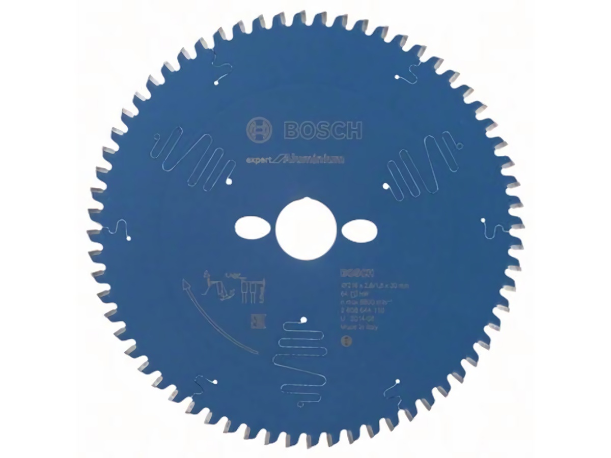 BOSCH 2608644110 Kreissägeblatt EXPERT for Aluminium Außen-Ø 216 mm Zähnezahl 64