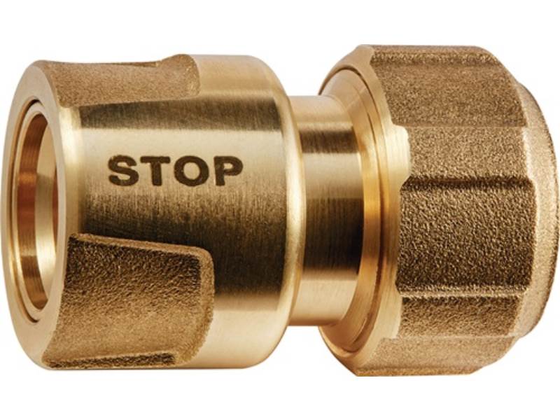 GEKA 46.1815 Wasserstopp GEKA plus KTW Messing Schlauchgröße 13 mm