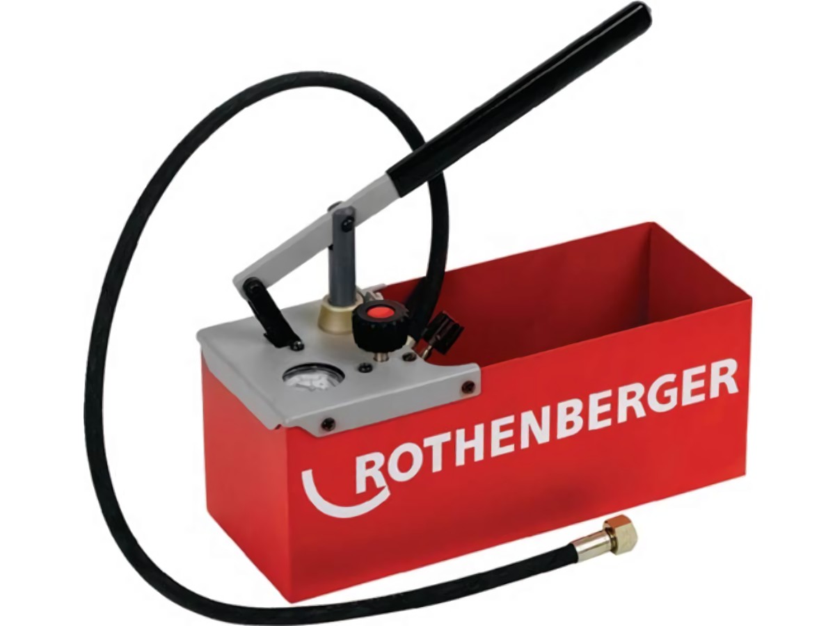 ROTHENBERGER 60250 Prüfpumpe TP 25 manuell 0 - 25 bar R 1/2 '' Saugvolumen pro H