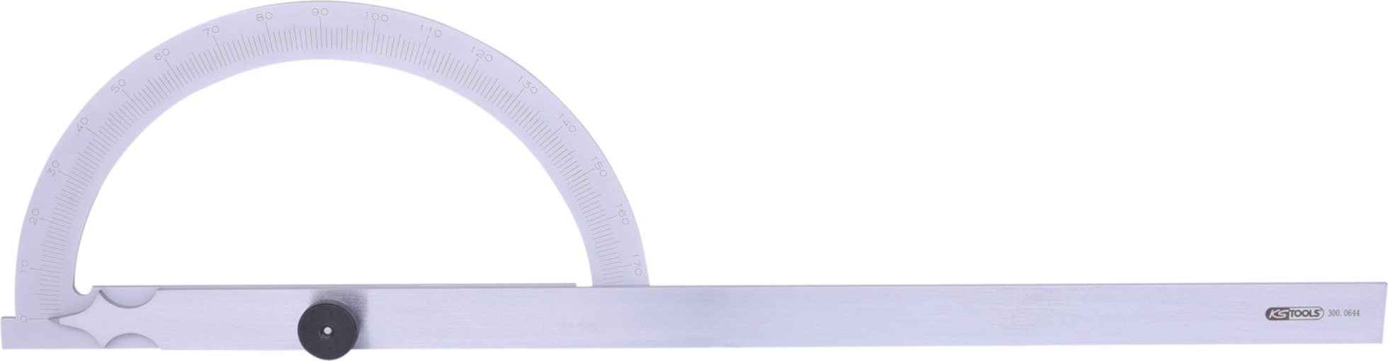 KS Tools 300.0644 Winkelgradmesser mit offenen Bogen, 500mm