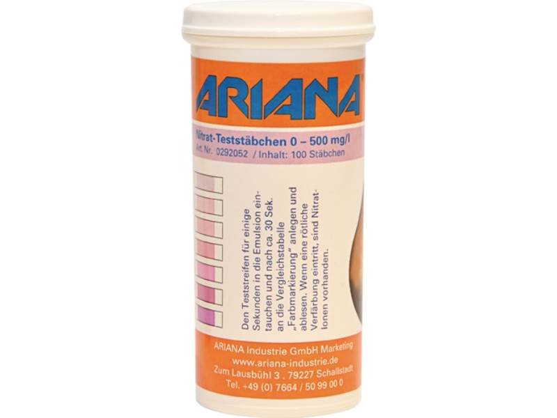 ARIANA 292052 Messstäbchen TRGS 611 Nitrat-Gehalt 0-500 mg/l 100 St.