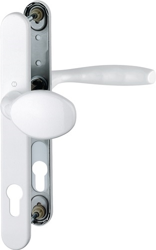 HOPPE 3257451 Profiltürgarnitur New York 76G/3346/1810 Aluminium F9016 PZ für Tü