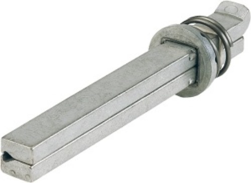 HOPPE 515073 Profil-Wechselstift F/Ei Vierkant 8 mm Länge 70 mm Eisen verzinkt