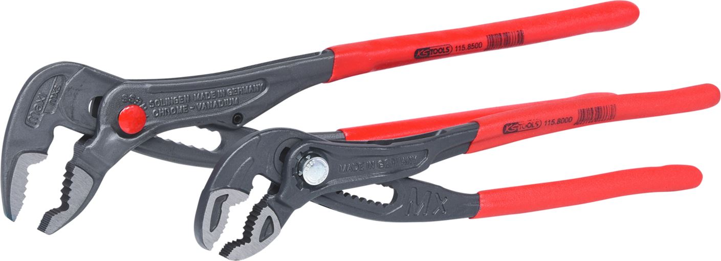 KS Tools 115.8501 Wasserpumpenzangen-Satz, 2-tlg., 10''-12''