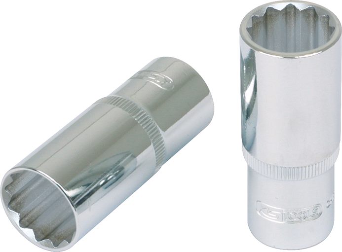 KS Tools 918.1719 1/2'' CHROMEplus 12-kant-Stecknuss, lang, 30mm
