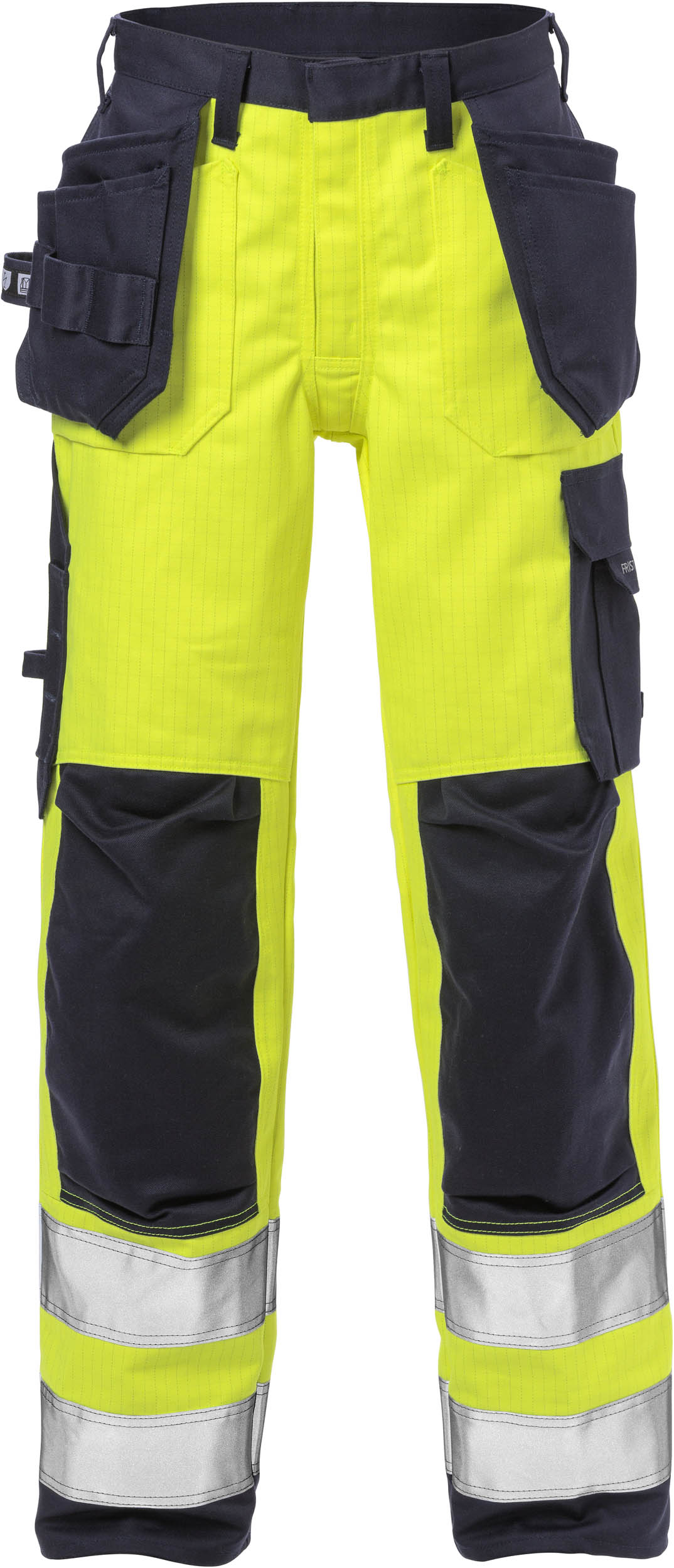 FRISTADS 125950-171 Flame High Vis Handwerkerhosen Damen Kl. 2 2589 FLAM  Gr.48